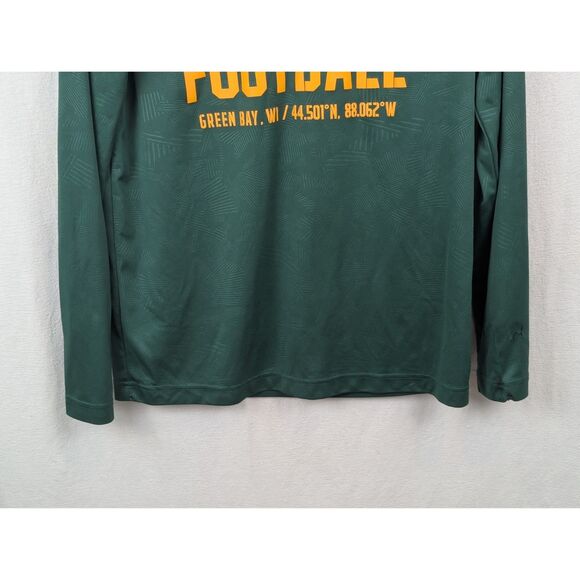Fanatics Green Bay Packers Dri-Fit Long Sleeve Shirt Men's Size Medium - Picture 3 of 12